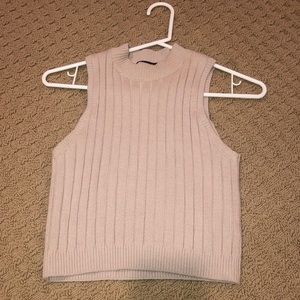 Forever 21 Cropped Sweater Tank Top